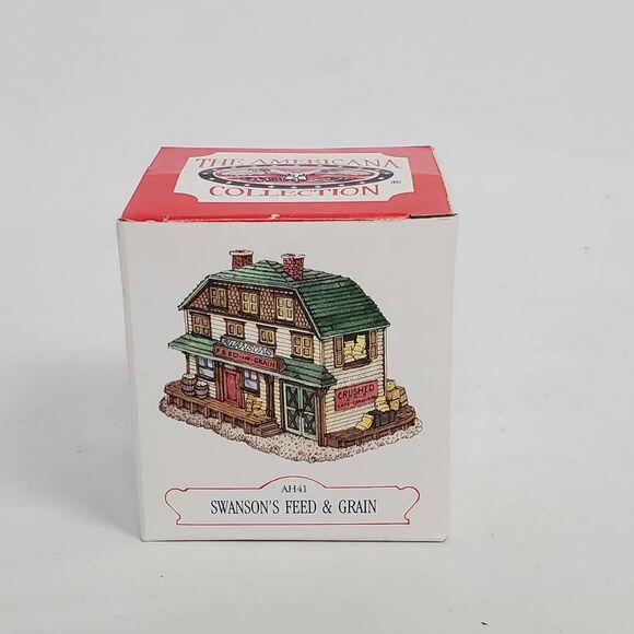 Liberty Falls Swanson’s Feed & Grain AH41 Figurine w/ Box - Picture 1 of 4